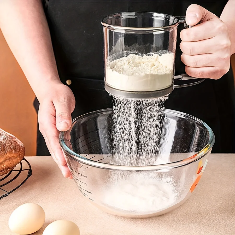 Peneira para Farinha Premium Cozinha Prática e Sem Sujidade