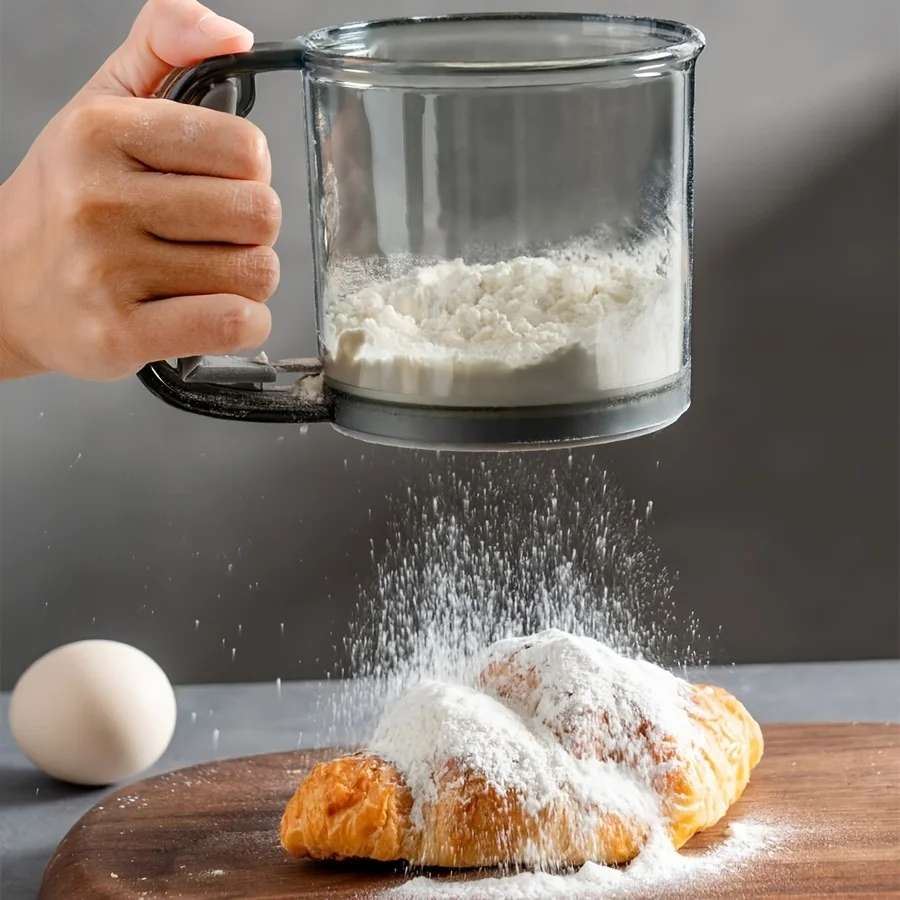 Peneira para Farinha Premium Cozinha Prática e Sem Sujidade