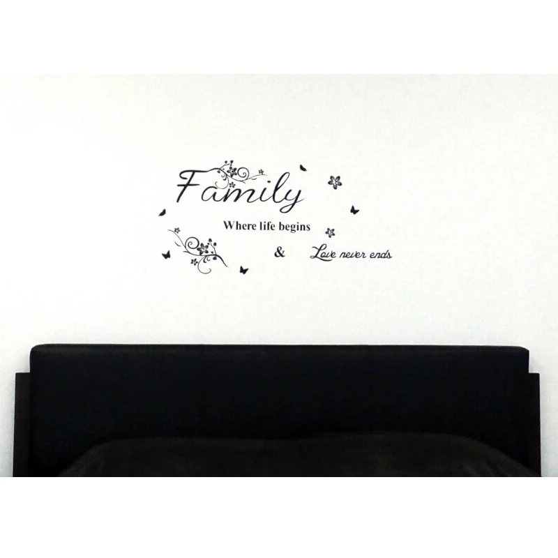 Autocolante Decorativo Family Love para Sala e Quarto