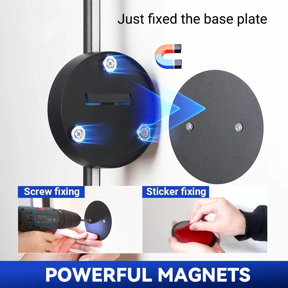Luminária LED Magnética Recarregável 50cm com Controlo Remoto e Intensidade Regulável