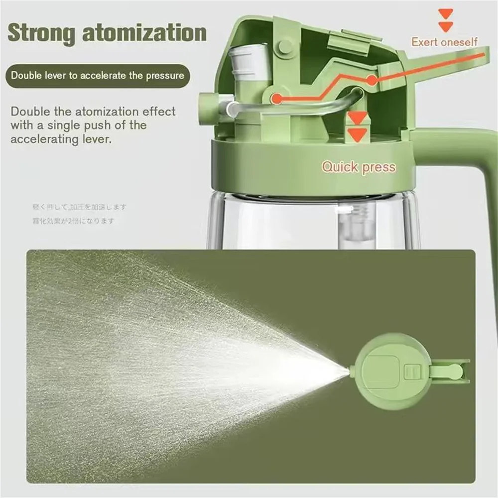 Pulverizador de Azeite 2 em 1 Premium para Cozinha Saudável