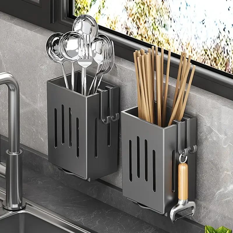 Organizador de Talheres de Parede Premium para Cozinha