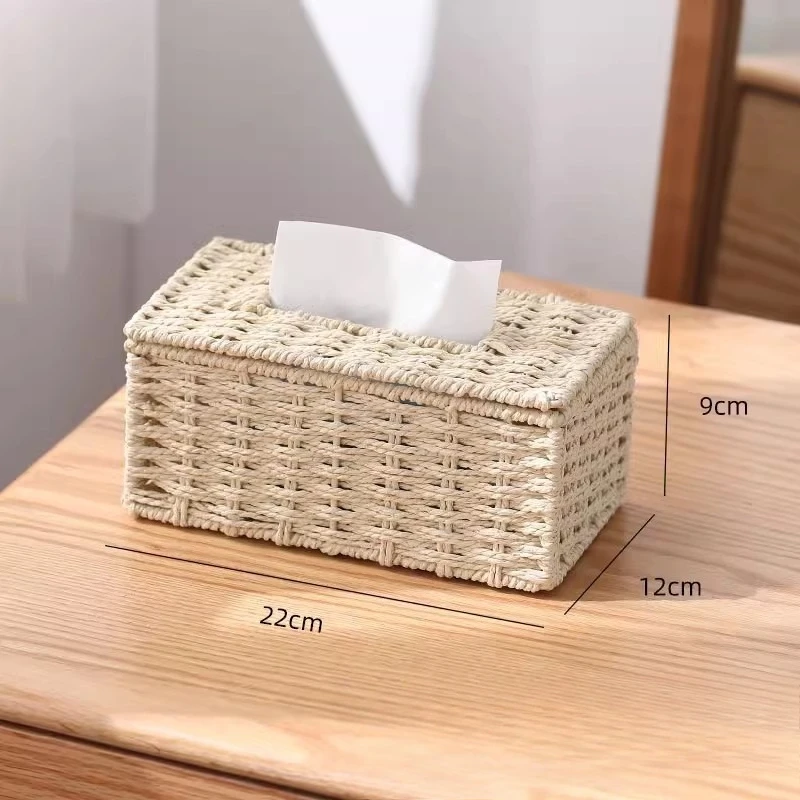 Caixa para Lenços em Rattan Natural Premium - Image 7