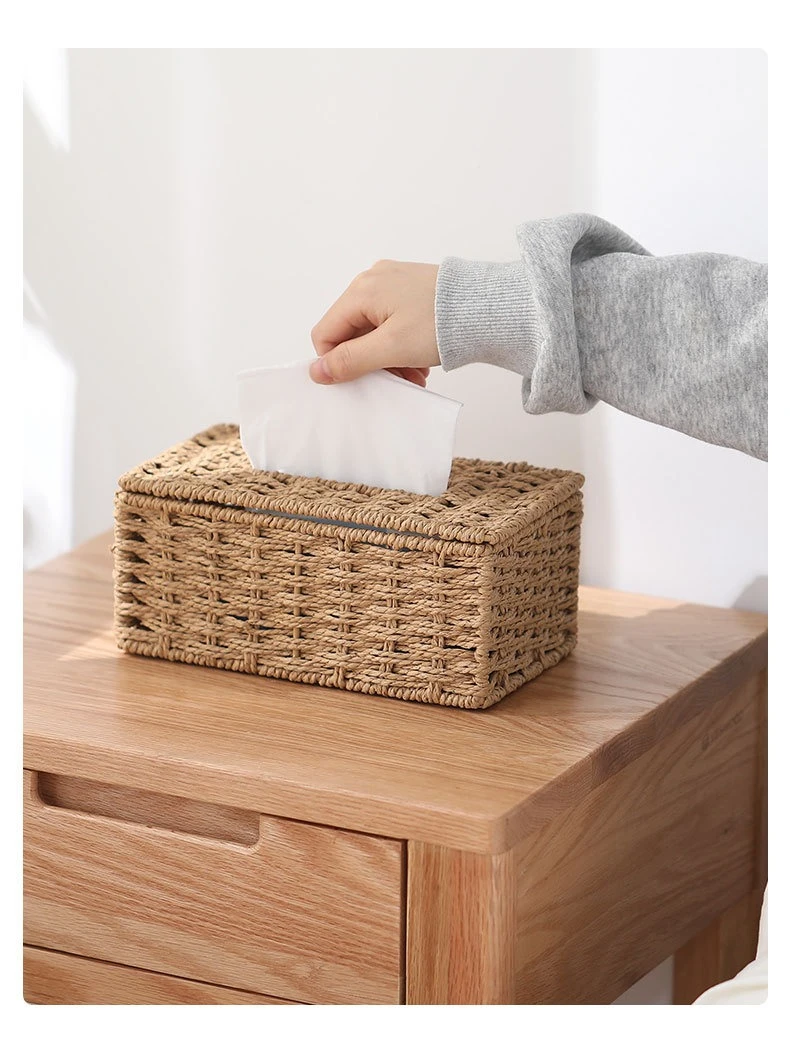 Caixa para Lenços em Rattan Natural Premium - Image 11