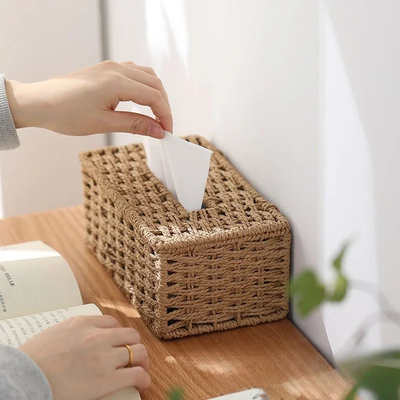 Caixa para Lenços em Rattan Natural Premium - Image 4