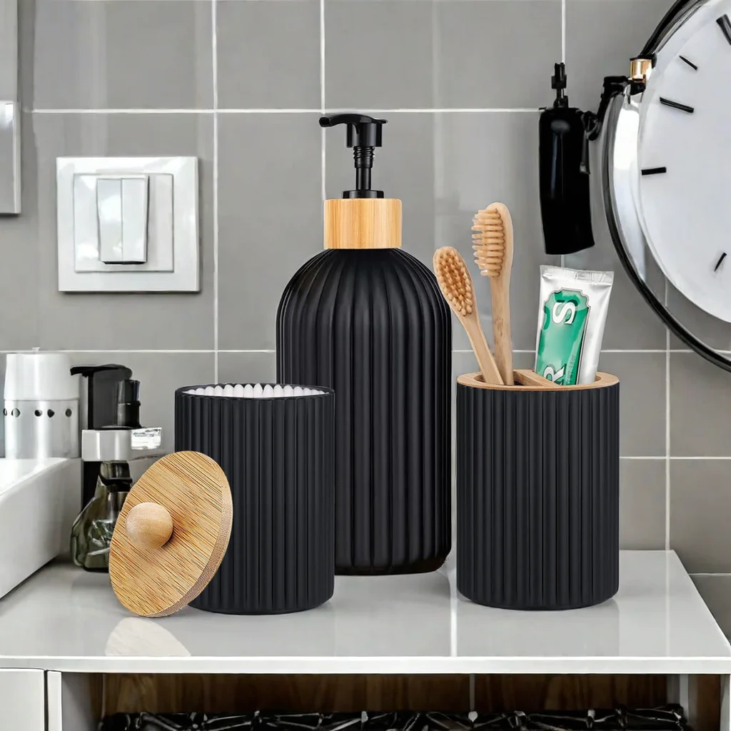 Conjunto de Acessórios Casa de Banho Nórdico Premium