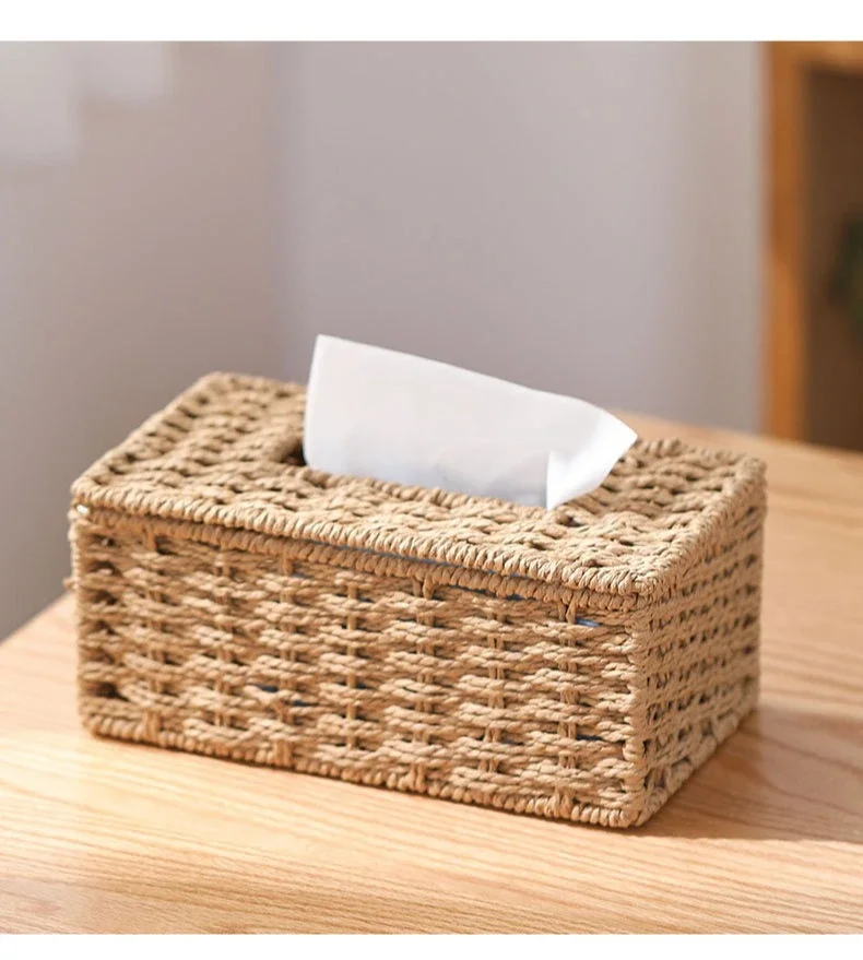 Caixa para Lenços em Rattan Natural Premium - Image 12