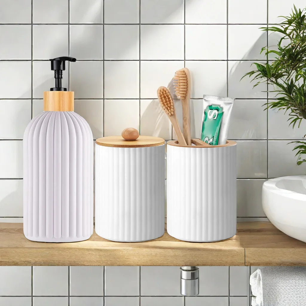 Conjunto de Acessórios Casa de Banho Nórdico Premium