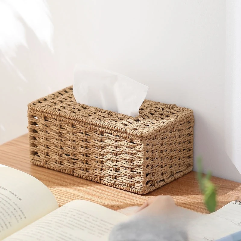Caixa para Lenços em Rattan Natural Premium - Image 3