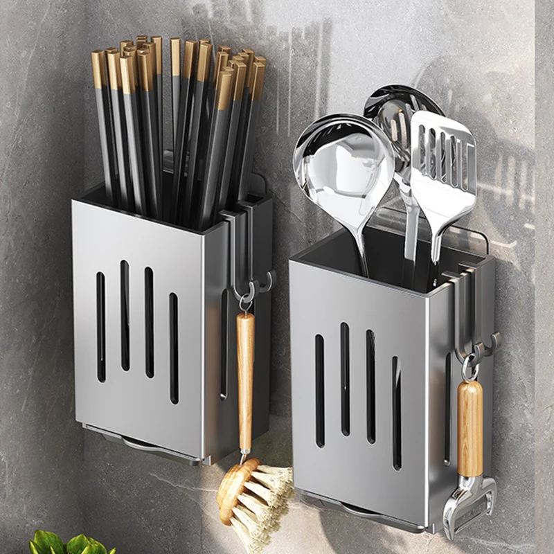 Organizador de Talheres de Parede Premium para Cozinha