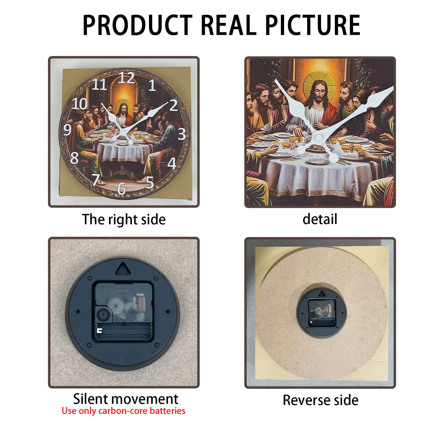 Relógio A Última Ceia de Jesus Premium