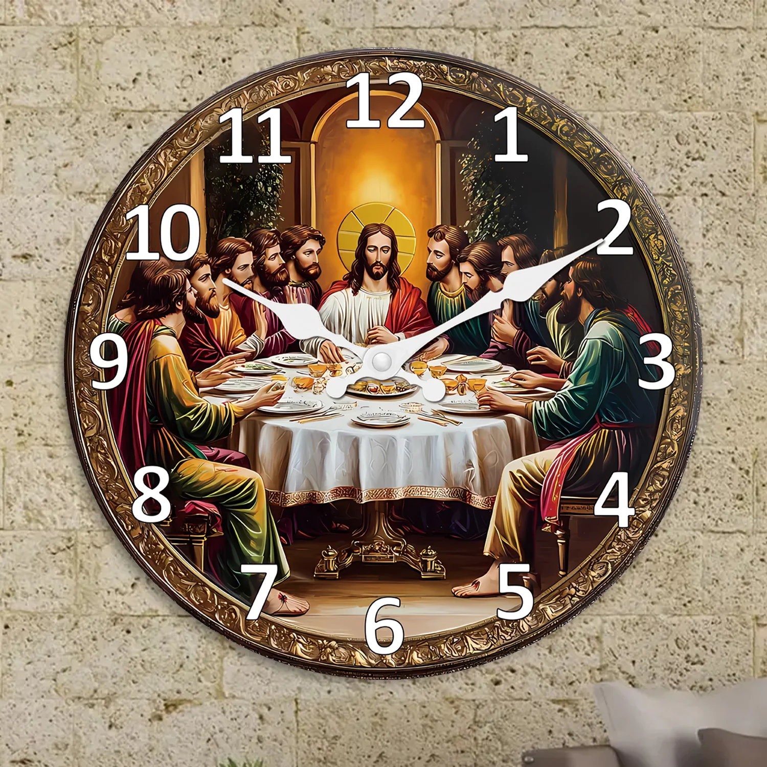 Relógio A Última Ceia de Jesus Premium