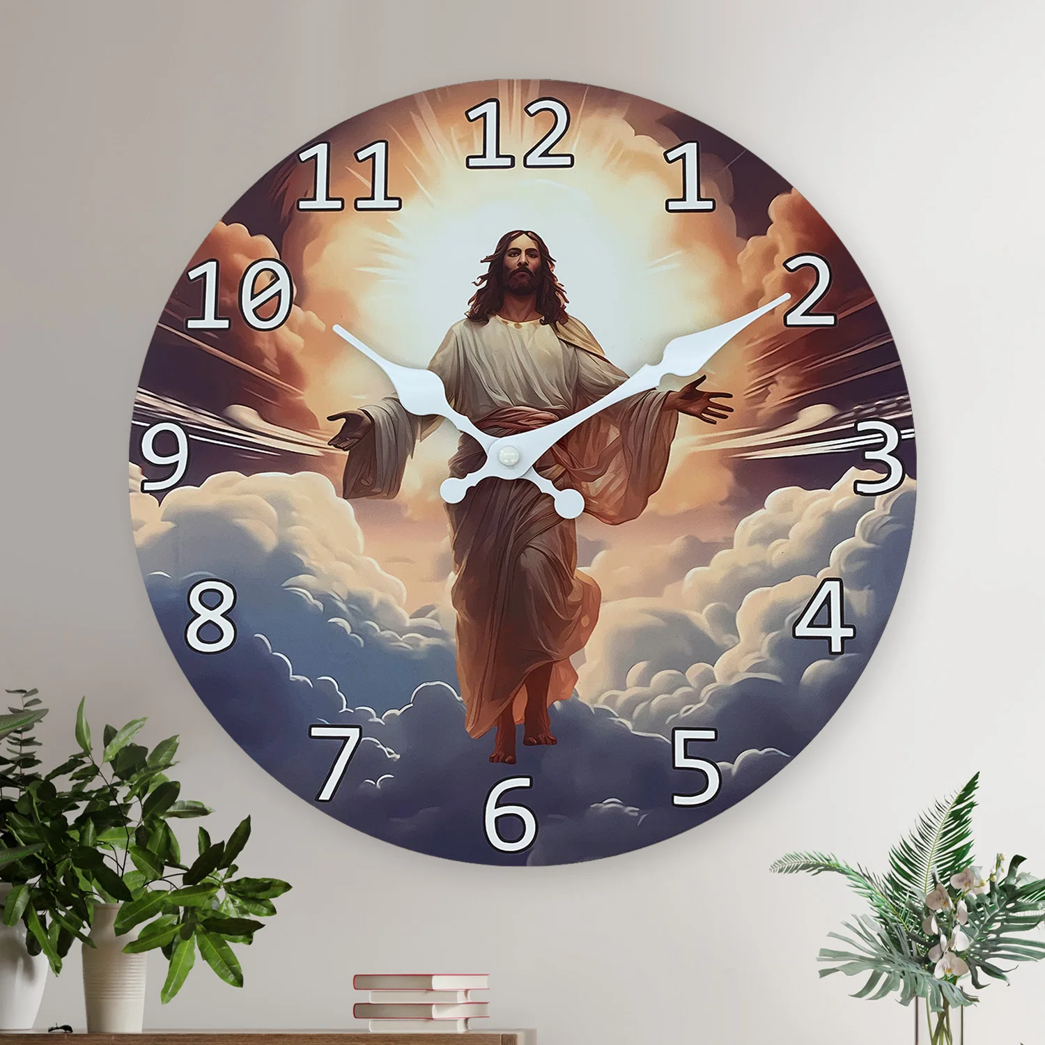 Relógio Religioso Jesus Cristo Luz Divina