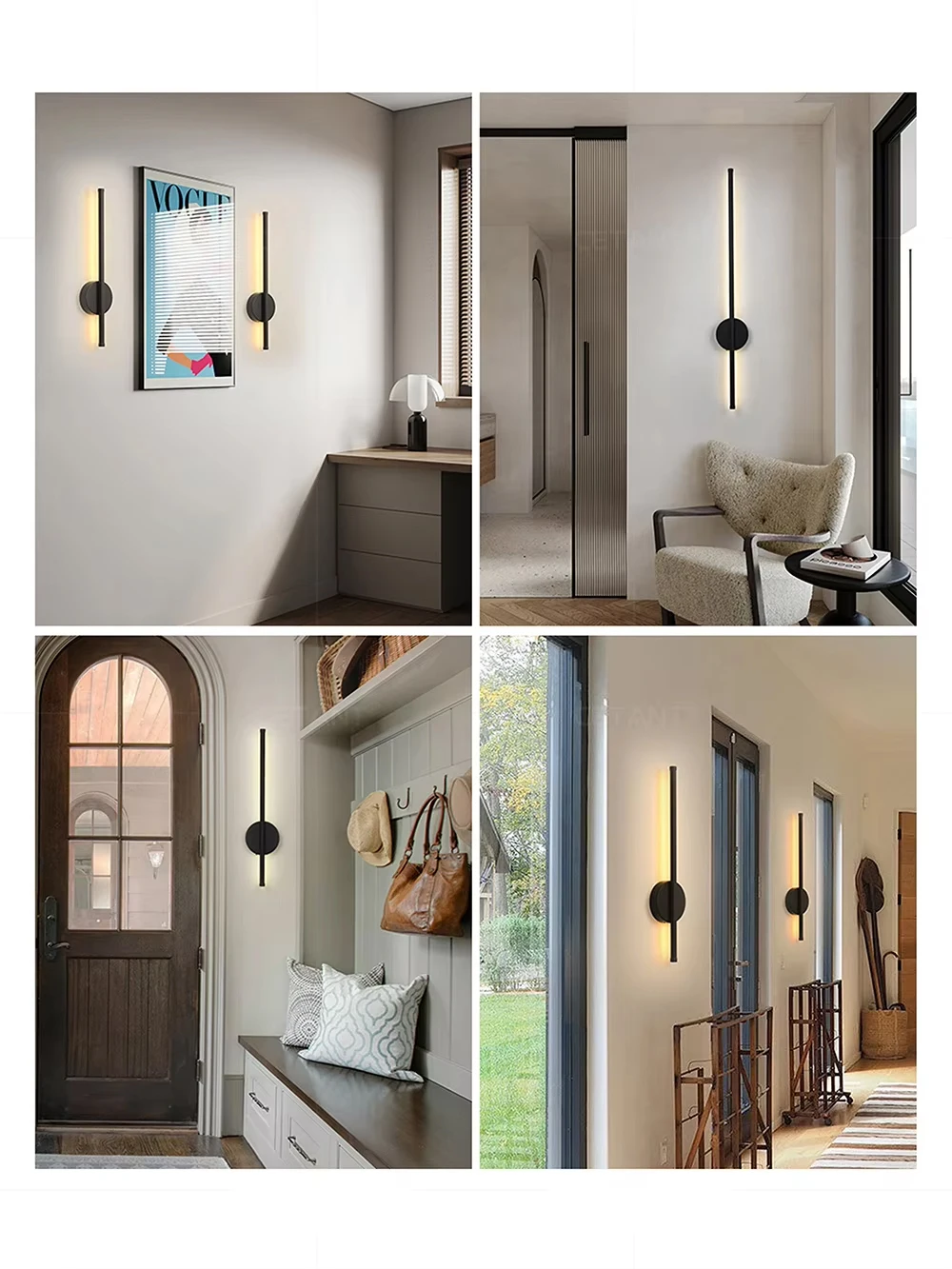 Luminária LED Magnética Recarregável 50cm com Controlo Remoto e Intensidade Regulável