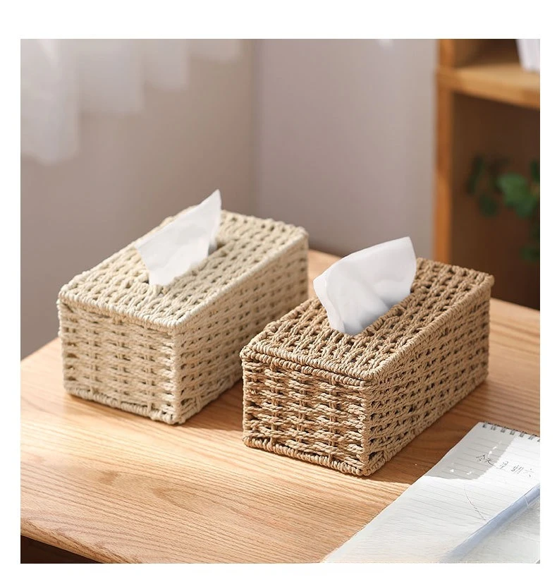 Caixa para Lenços em Rattan Natural Premium - Image 14