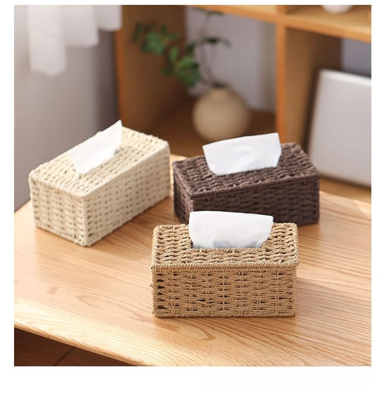 Caixa para Lenços em Rattan Natural Premium - Image 15