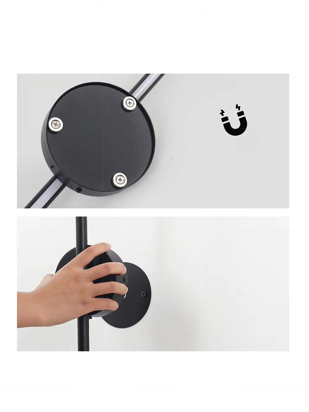 Luminária LED Magnética Recarregável 50cm com Controlo Remoto e Intensidade Regulável