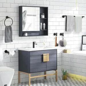 conjunto acessórios casa de banho aço inoxidável