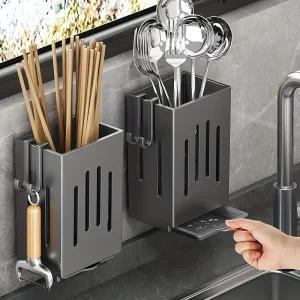 Organizador de Talheres de Parede Premium para Cozinha
