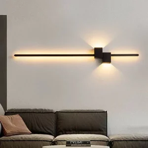 candeeiro led parede nordico moderno aluminio